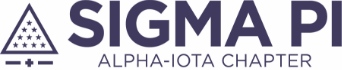 Sigma Pi Alpha Iota Chapter purple logo